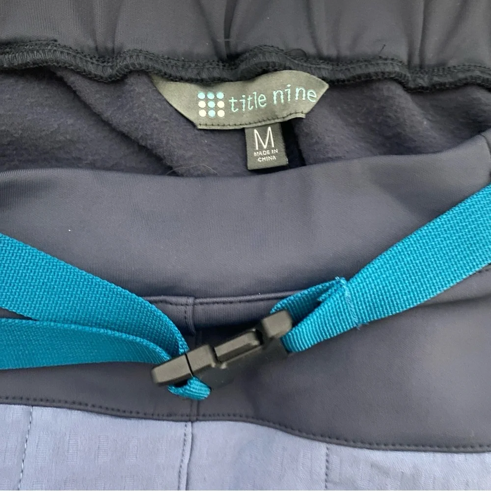 Title Nine Athletic Skirt‎ Women Med Blue Stretch Active Outdoor Hiking Tennis